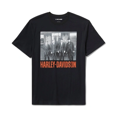Harley-Davidson Men's Founder's Archival Photo Tee - Harley Black