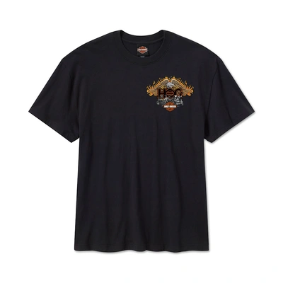 Harley-Davidson Full Throttle Freedom H.O.G. SS Mens Tee - Custom Black