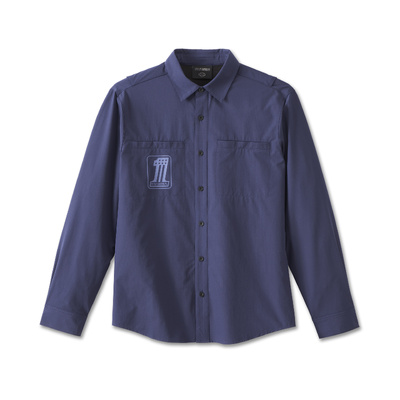 Harley-Davidson Mens #1 Performance Vented Shirt - Peacoat