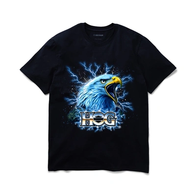 Harley-Davidson Electric Eagle H.O.G. ® Short Sleeve Graphic Tee - Custom Black