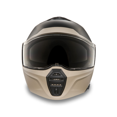 H-D Evo X17 Sun Shield Modular Matte Helmet - Harley Black &amp; Tannin