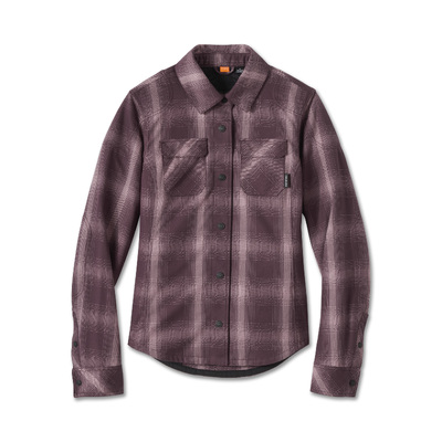 Womens H-D Sherpa Operative 2.0 Riding Shirt Jacket - Plaid - Sassafras &amp; Wistful Mauve