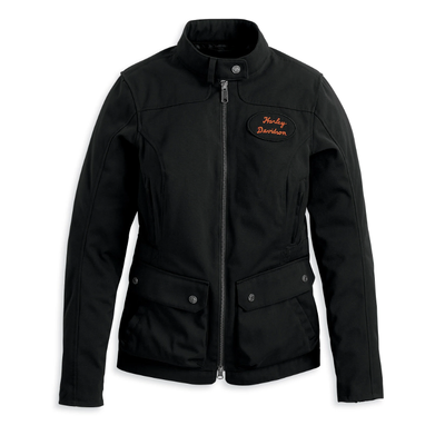 Harley-Davidson Womens Estabrook 3-In-1 Textile Jacket - Black