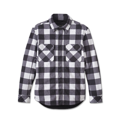 Harley-Davidson Mens Operative Mesh Riding Shirt Jacket - Harley Black &amp; Bright White
