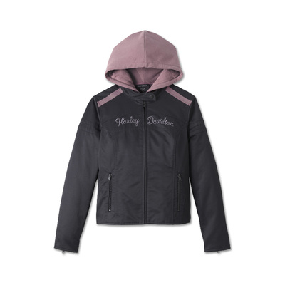 Harley-Davidson Miss Enthusiast 3-in-1 Womens Jacket - Harley Black