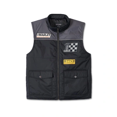 Harley-Davidson Men's #1 Victory Vest - Black Beauty