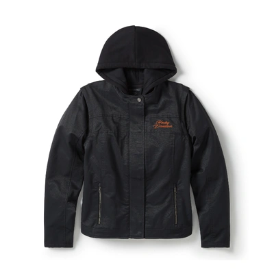 Harley-Davidson Womens Miss Enthusiast 3-in-1 Textile Jacket - Harley Black