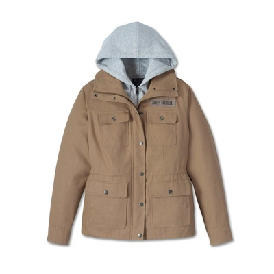 Harley-Davidson Womens California 3-in-1 Jacket - Tannin