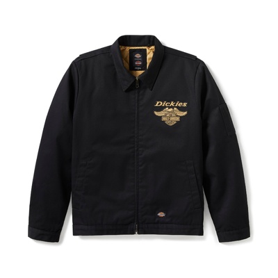 Mens Dickies x H-D Quilted Lined Eisenhower Jacket - Anthracite