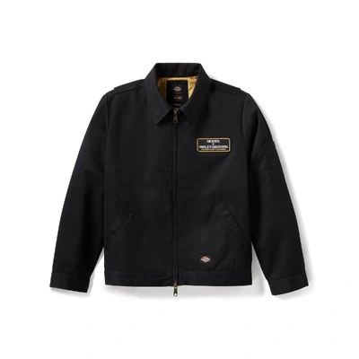 Harley-Davidson Womens Dickies x H-D Quilted Lined Eisenhower Jacket - Black