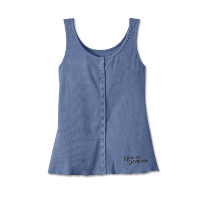 Womens Hometown Bar &amp; Shield Fashion Tank - Colony Blue