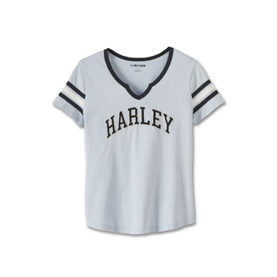 Harley-Davidson American Notch Neck Womens Tee - Skyway