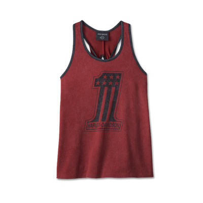 Harley-Davidson Womens National Anthem Twist Back Tank - Winery