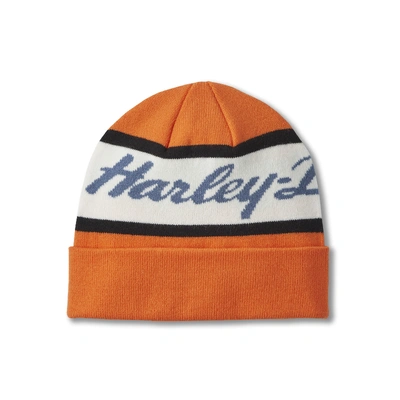 Harley-Davidson Script Beanie - Orange - OSFM