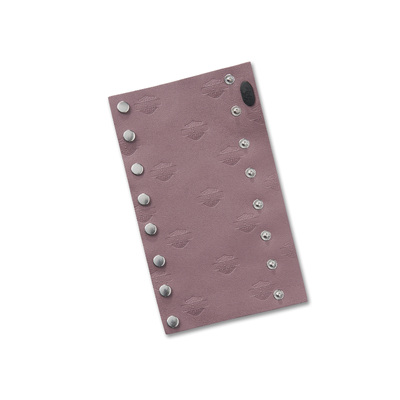 Bar &amp; Shield Leather Ponytail Wrap - Wistful Mauve
