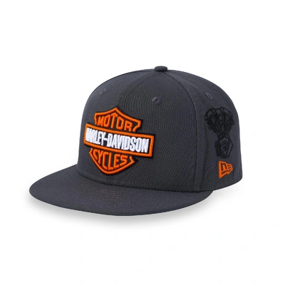 Harley-Davidson V-Twin Engine 59FIFTY® Cap - Blackened Pearl