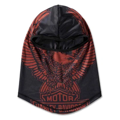 Harley-Davidson Mens Bald Eagle Balaclava with Coolcore - Black/Orange