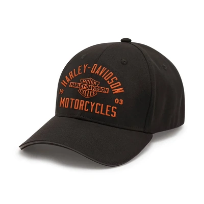 Harley-Davidson Apex Softail Stretch Fit Baseball Hat - Harley Black
