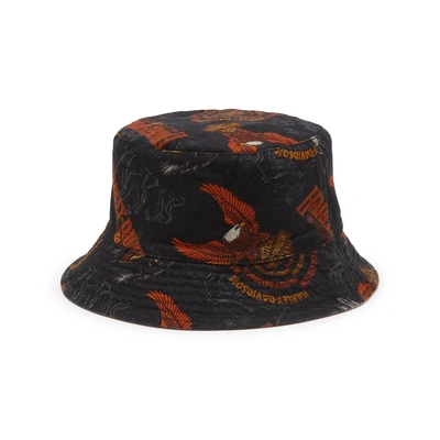 Harley-Davidson 80s Tank Reversible Bucket Hat - Vintage Orange
