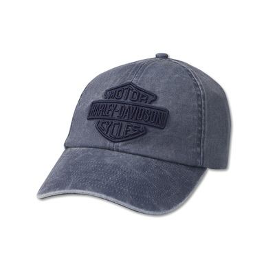 Bar &amp; Shield Fitted Cap - Peacoat