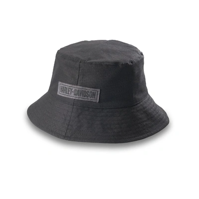 Reversible Aloha Harley-Davidson Bucket Hat - Black Beauty