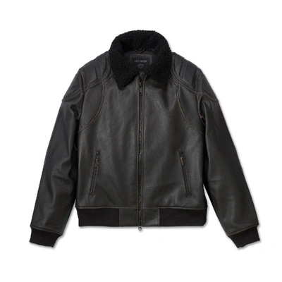 Harley_Davidson Mens Accolade Leather Jacket - Black
