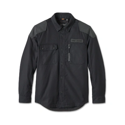 Harley-Davidson Willie G Skull Graphic Operative 2.0 Riding Shirt Jacket - Harley Black