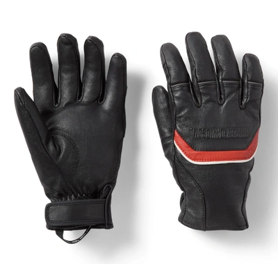 Harley-Davidson Mens H-D Trenton Leather Riding Gloves - Harley Black