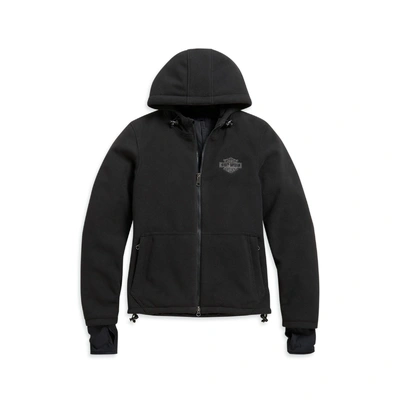 Harley-Davidson Womens Waterproof Fleece Jacket - Black
