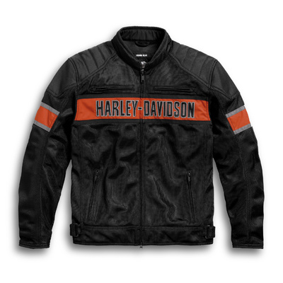 Harley-Davidson Men&#39;s Trenton Mesh Riding Jacket