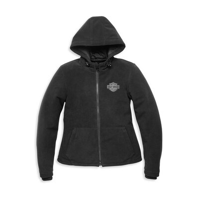 Womens Roadway II Waterproof Fleece Jacket - Black