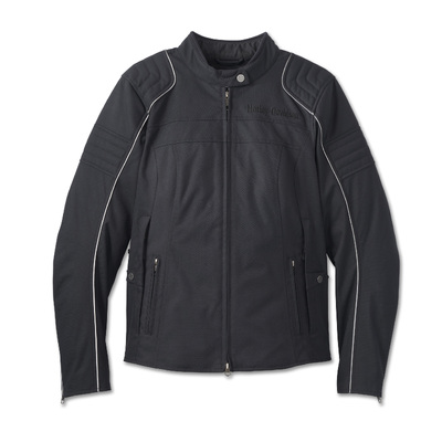 Womens Hybrid Triple Vent System Riding Jacket - Black