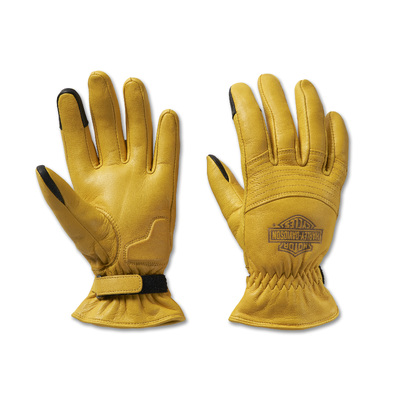 Womens Helm Leather Work Gloves - Natural