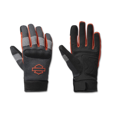 Womens Dyna Knit Mesh Gloves - Black/Grey