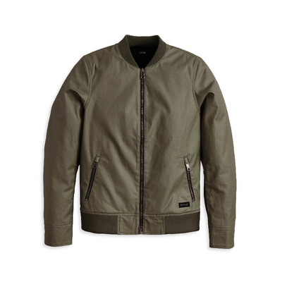 Womens Mercer Harley-Davidson ADV Bomber Waxed Riding Jacket - Deep Depths