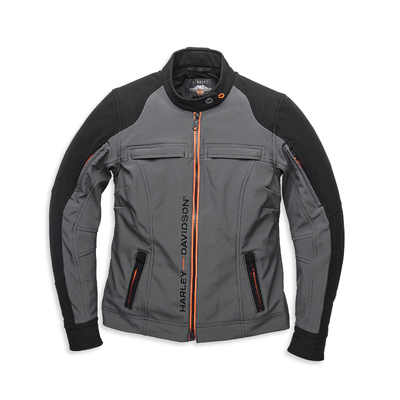 Womens H-D New Horizon Windproof Softshell Jacket - Asphalt