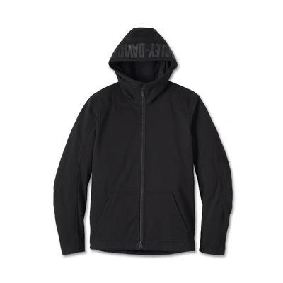 Harley-Davidson Mens Deflector 2.0 Willie G Skull  Riding Fleece - Black Beauty
