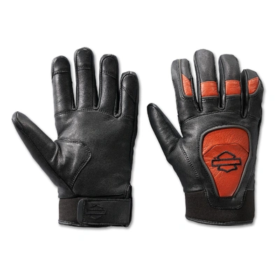 Harley-Davidson Men's Ovation Waterproof Leather Gloves - Black