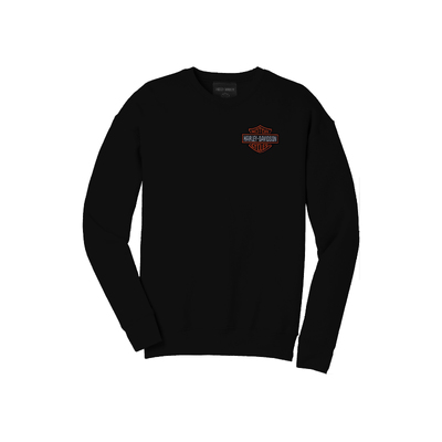 Harley-Davidson Bar &amp; Shield Mens Sweatshirt - Black Beauty 2