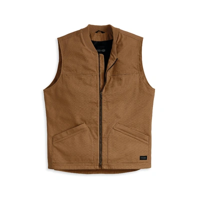 Harley-Davidson Mens Scenic Adventure Canvas Vest - Brown