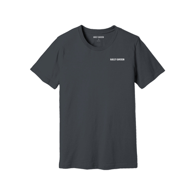 Harley-Davidson Mens Oil Can Tee - Blackened Pearl