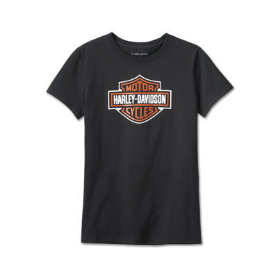 Harley-Davidson Women&#39;s Bar &amp; Shield Short Sleeve Tee - Black Beauty