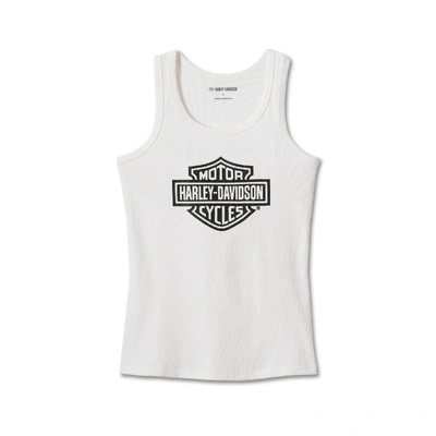 Harley-Davidson Womens Bar &amp; Shield Tank - Bright White