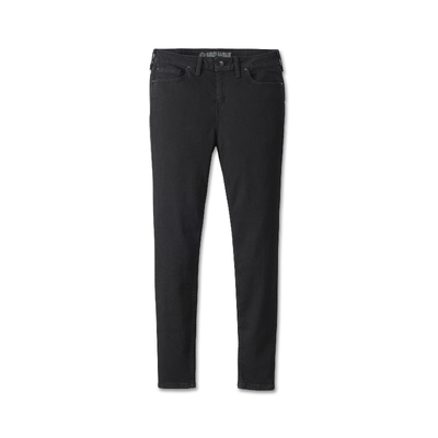 Womens Harley Davidson High Rise Skinny Jeans - Black Denim