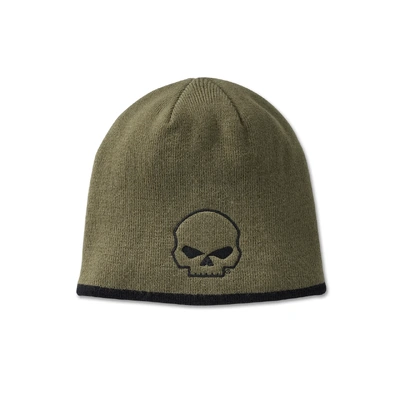 Harley-Davidson Willie G Skull Knit Beanie - Grape Leaf