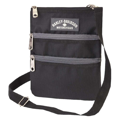 Harley-Davidson Womens X-Body Crossbody Sling Purse - Black