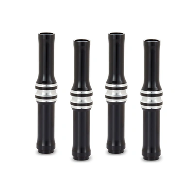 10-Gauge Push Rod Covers - Black. Fits Twin Cam 1999-2017