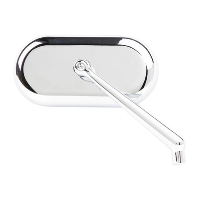Forged Oval Mirror - Chrome. Fits Right