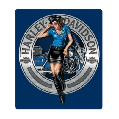Harley-Davidson Police Babe Tin Sign