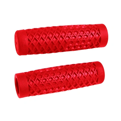 ODI Vans/Cult V-Twin Grip Set 1&quot; Handlebars (1&quot; Clutch &amp; 1-1/8&quot; Throttle) - Red